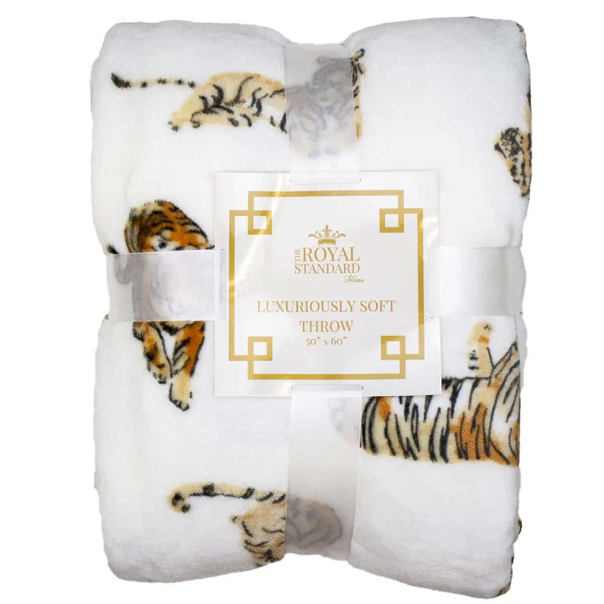 Blanket Tiger Forever Throw White 50x60