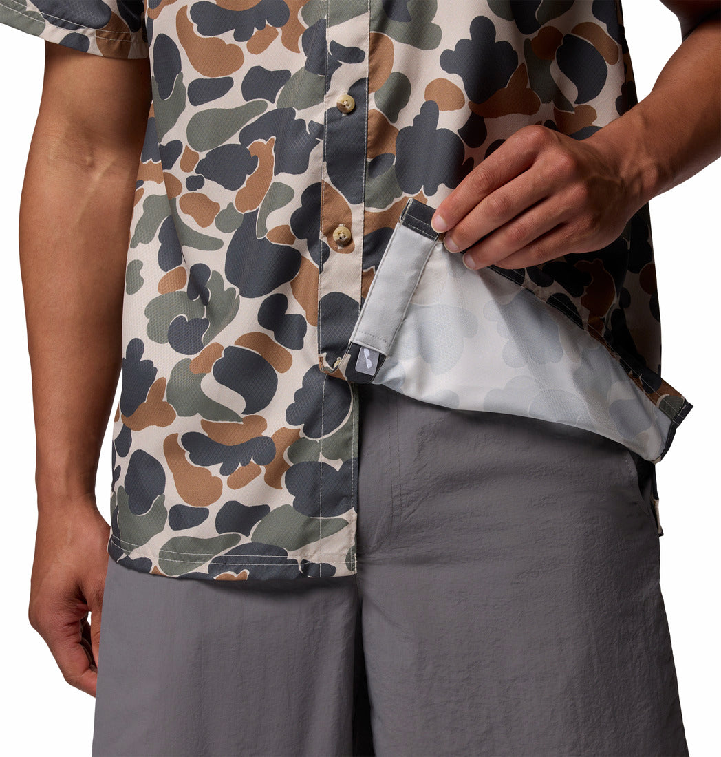 LSU Tigers Men's Columbia Deerhunter Chemise Camp Shirt F25