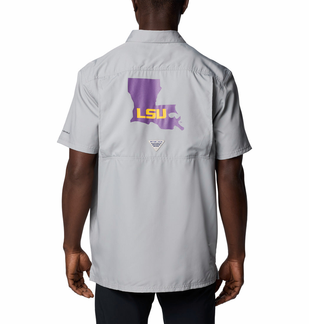 LSU Tigers Men's Columbia Slack Tide Camp Shirt Fall 25