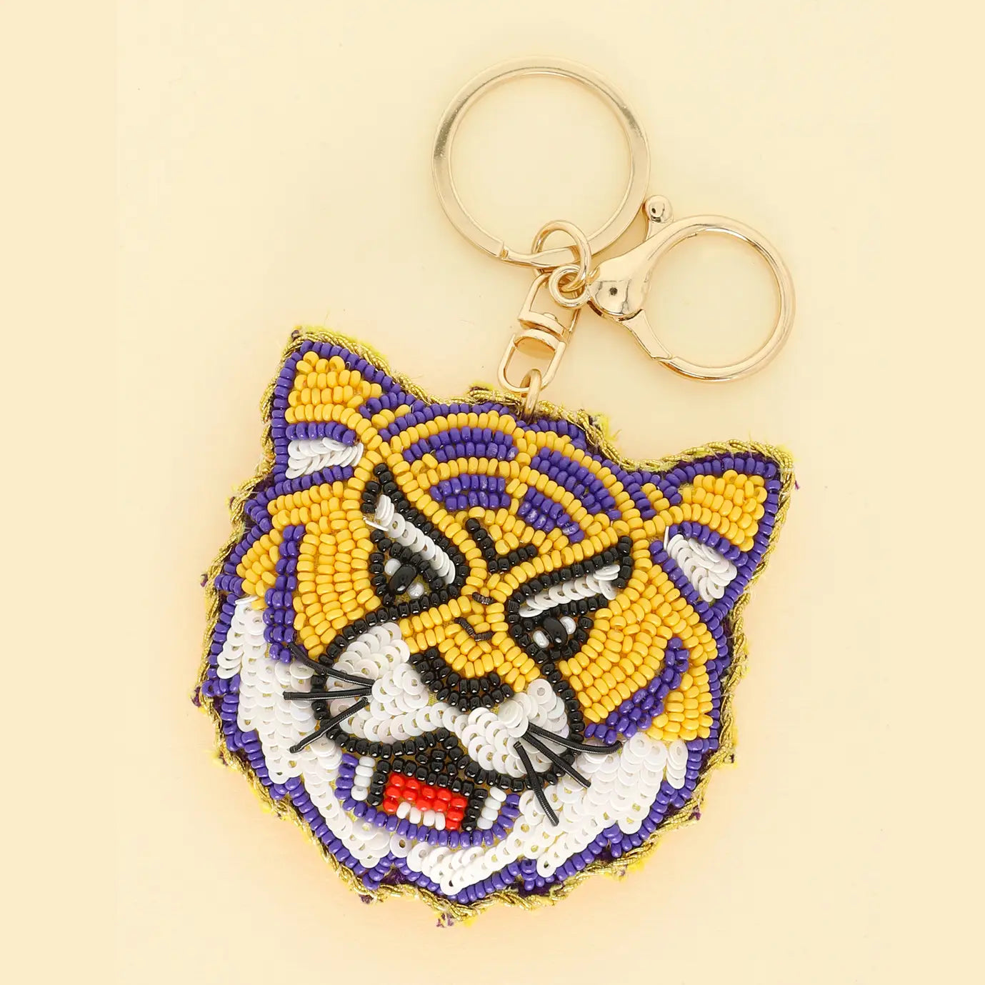 Keychain Tiger Embroidered Gameday