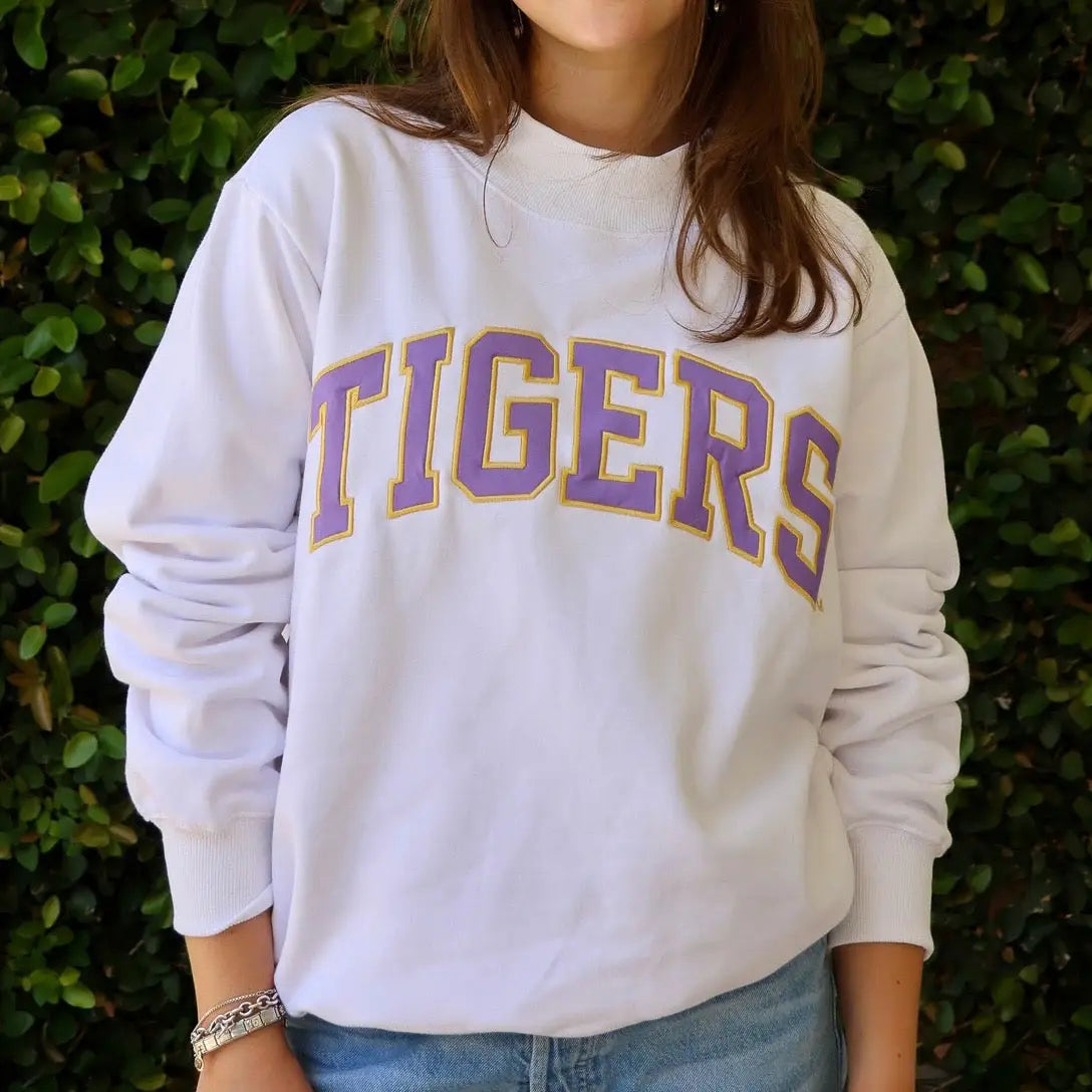 LSU Tigers Sweatshirt Mockneck Varsity Tigers