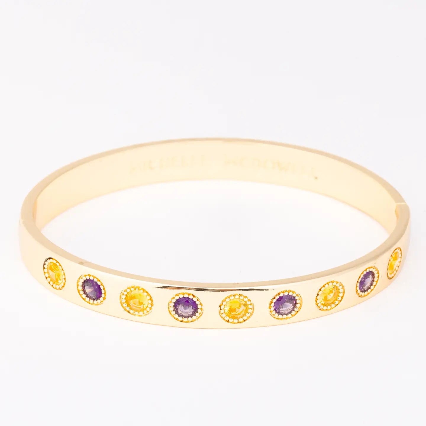 Bracelets Kelly Purple and Gold MM