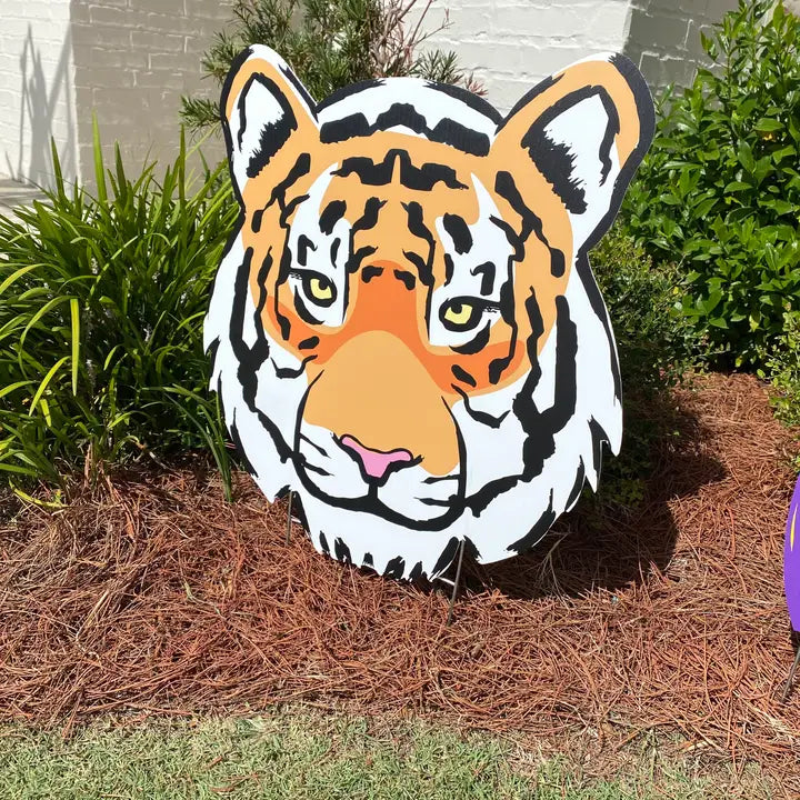 Yard Sign Tigerhead