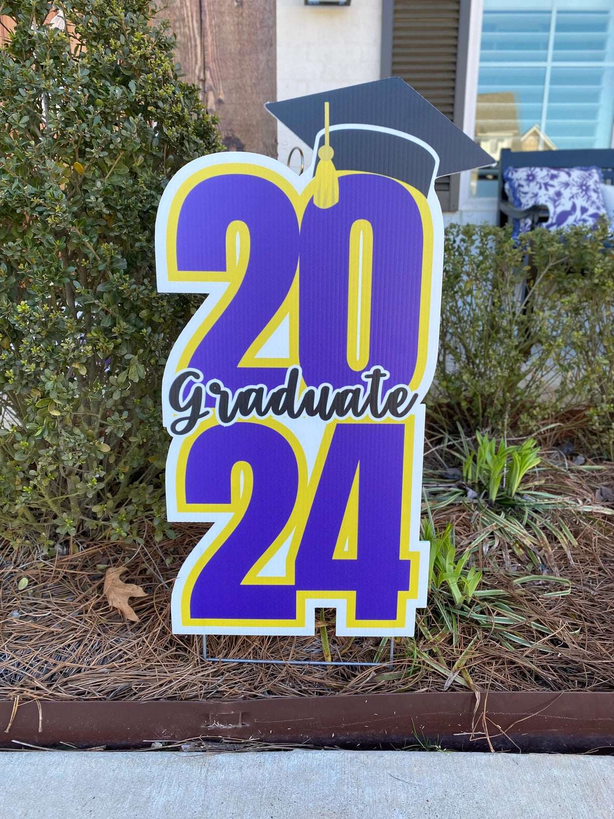 LSU Tigers Graduation 2025 Sign