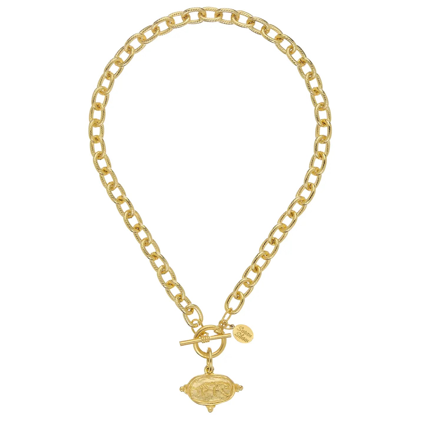 Necklace Tiger Body on Gold Toggle