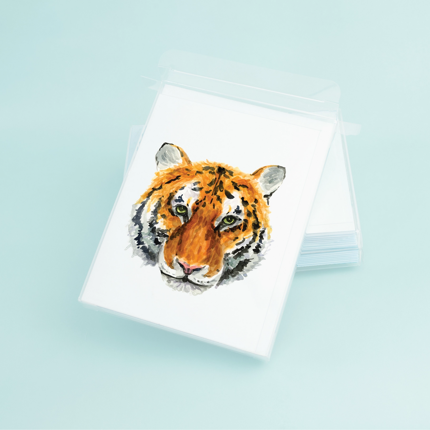 Card Tiger Face Single
