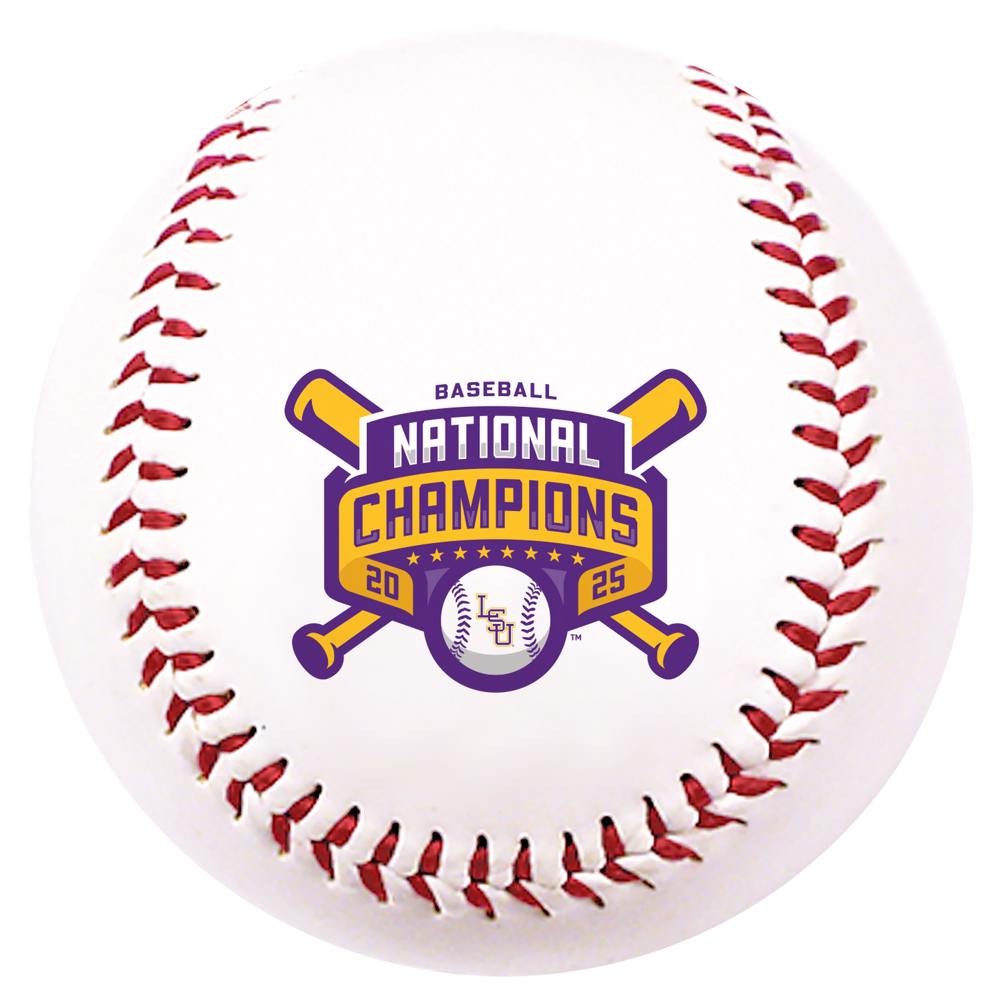 LSU Tigers 2025 CWS National Champions Official Logo Baseball