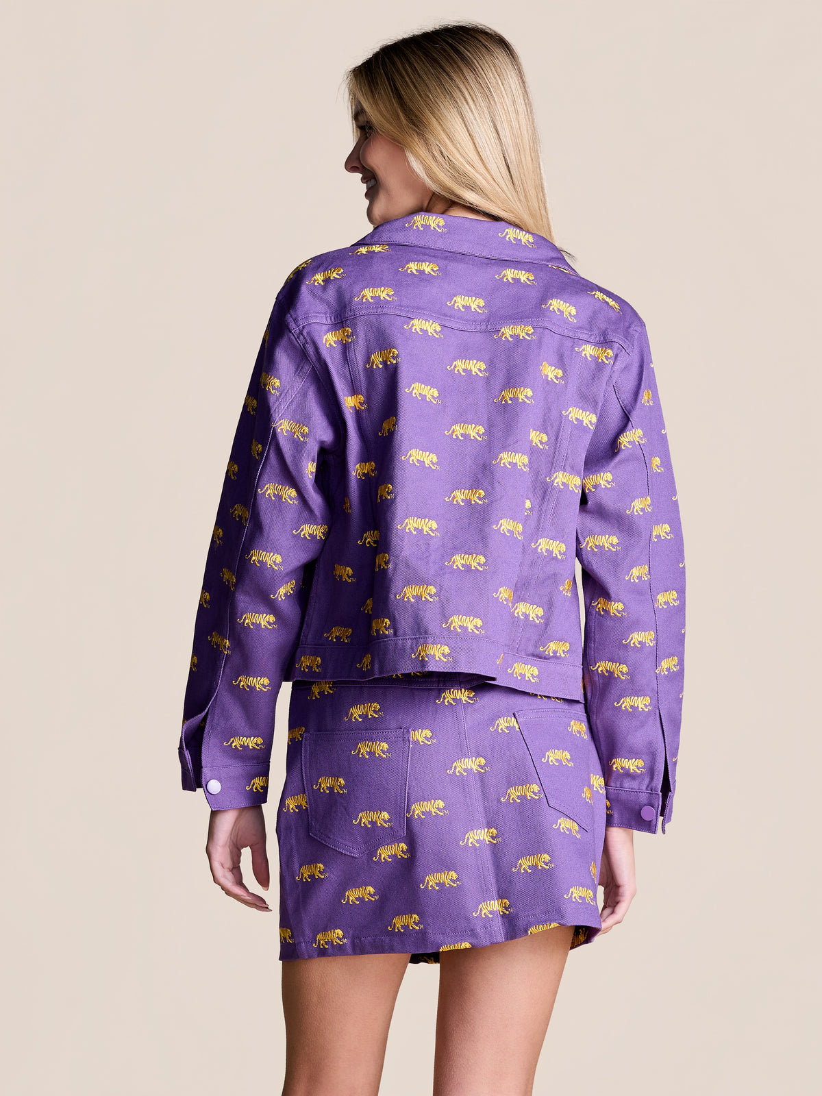 LSU Tigers Women's Tailgate Twill Logo Jacket