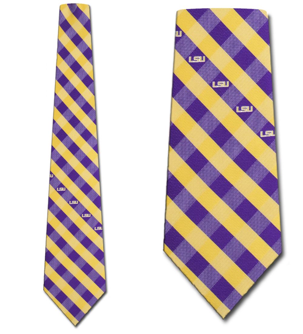 LSU Tigers Tie Check
