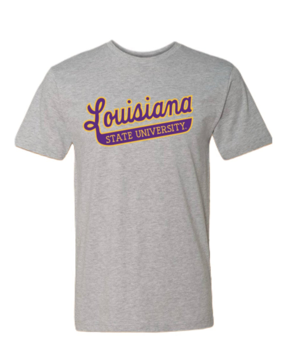 LSU Tigers Louisiana State Script T-Shirt