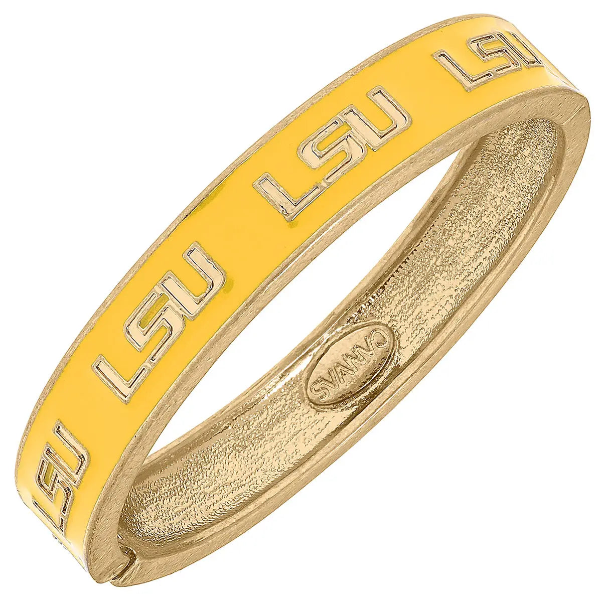 LSU Tigers Bracelet Logo Hinge Bangle