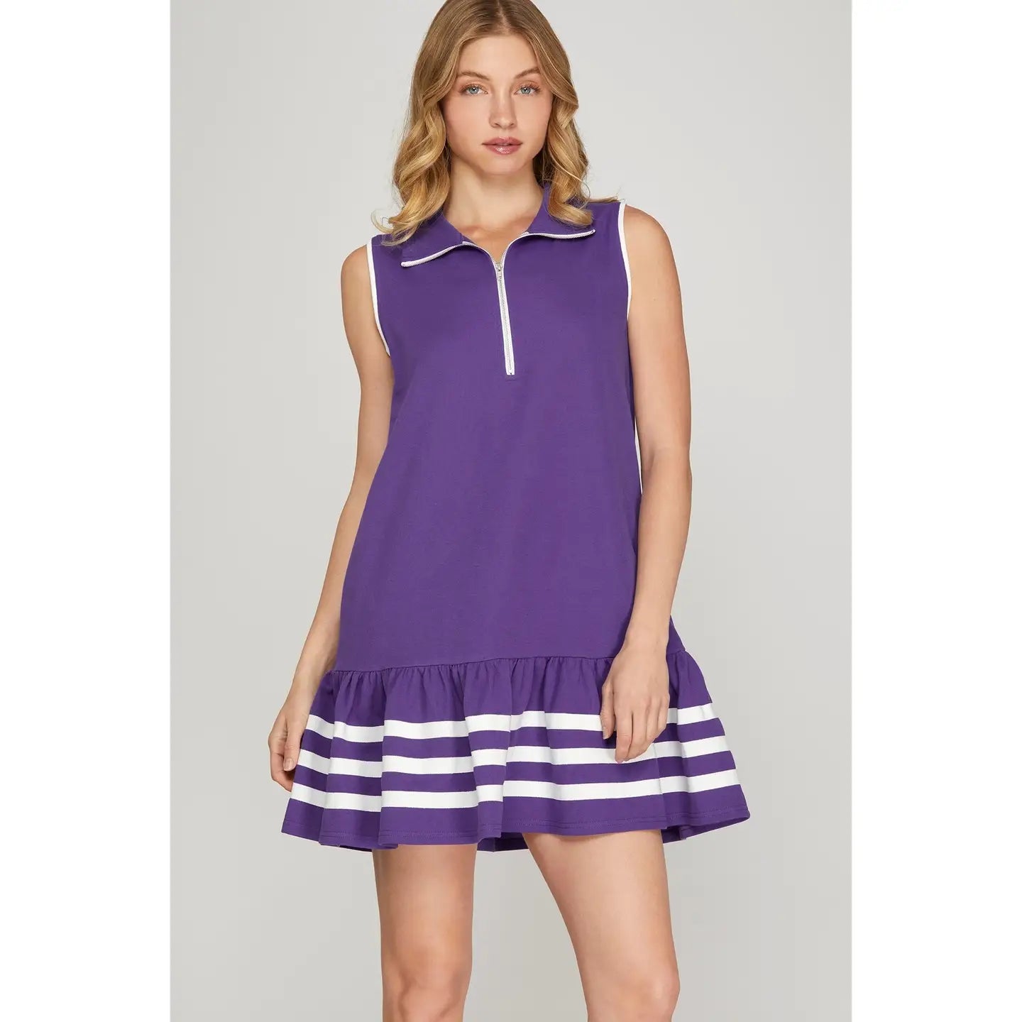 Women's Gameday Sleeveless Knit Mini Dress