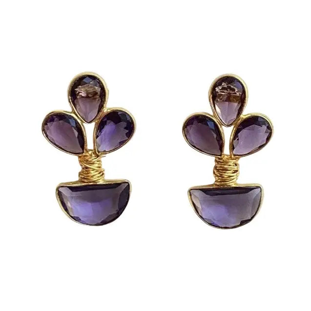 Earrings Paxton Amethyst