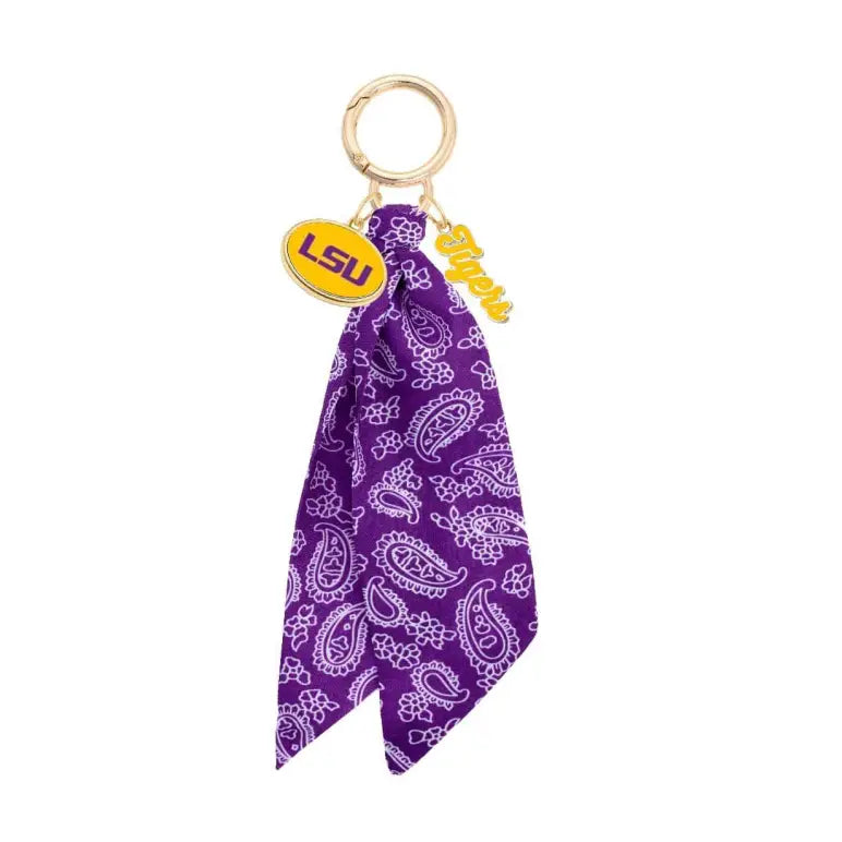 Bag Chain Bandana Logo Purple & Gold