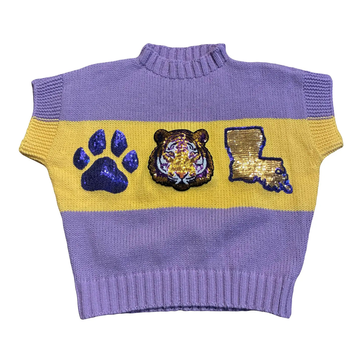 LSU Tigers Sweater Vest Icon