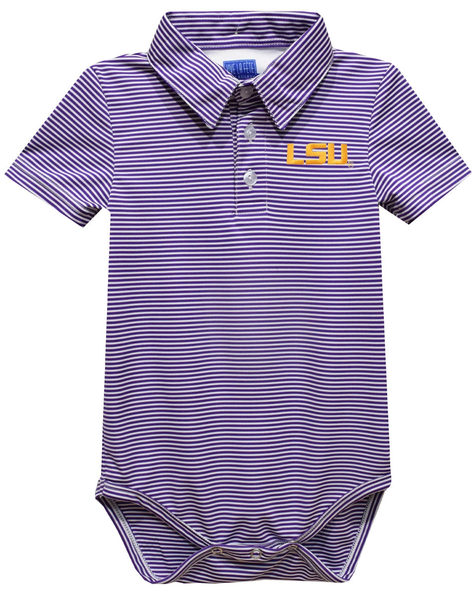 LSU Tigers Kid's Onesie Tigers Embroidery