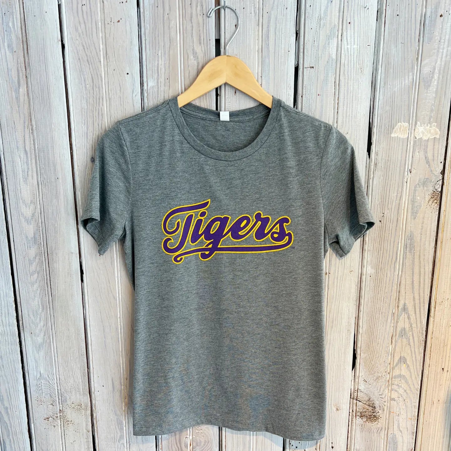 LSU Tigers Women's T-Shirt Crew Script Tigers