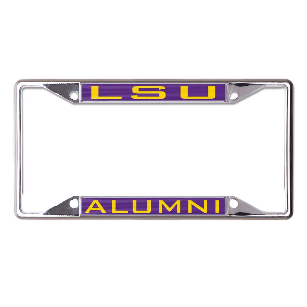 LSU Tigers License Frame Acrylic Alumni