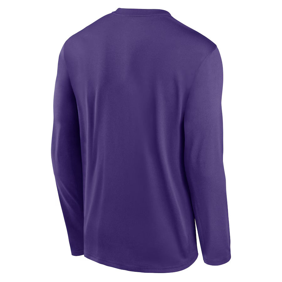 LSU Tigers Men's Nike Legend 2-Hit Lock Up Long-sleeve T-Shirt