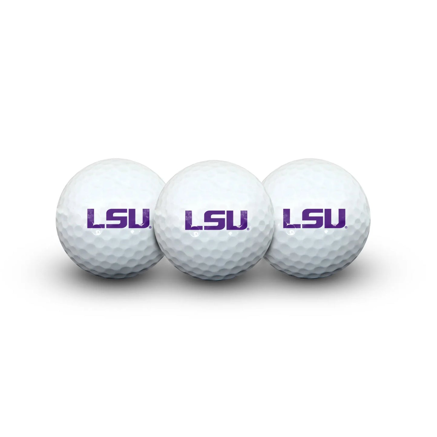 LSU Tigers Golf 3 Ball Set in Clamshell