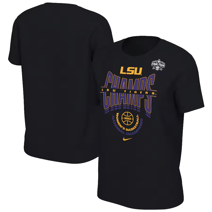 LSU Tigers 2023 Women's Basketball National Championship Ladies Locker Room T-Shirt