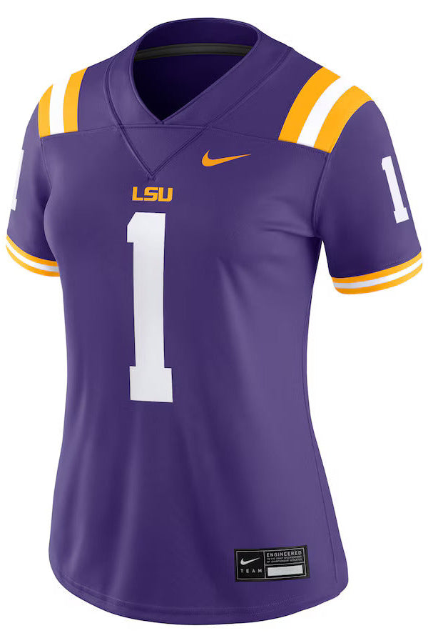 LSU Tigers Nike Women's Game Jersey F24 #1