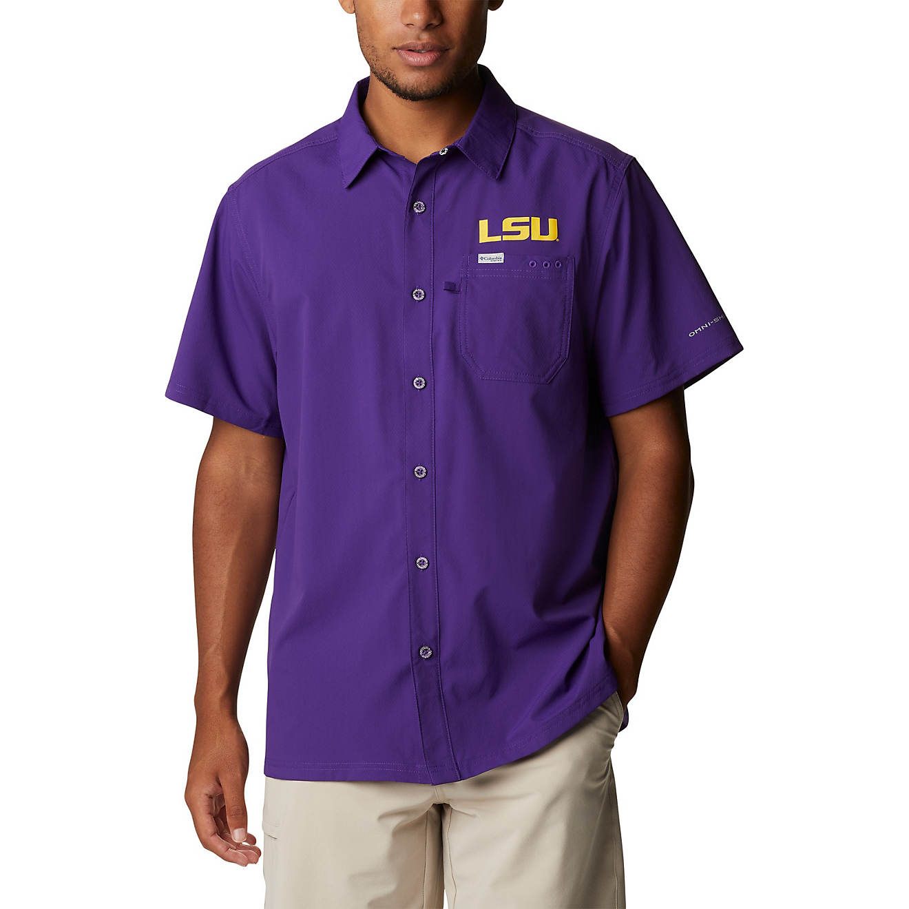 Lsu hot sale golf shirt