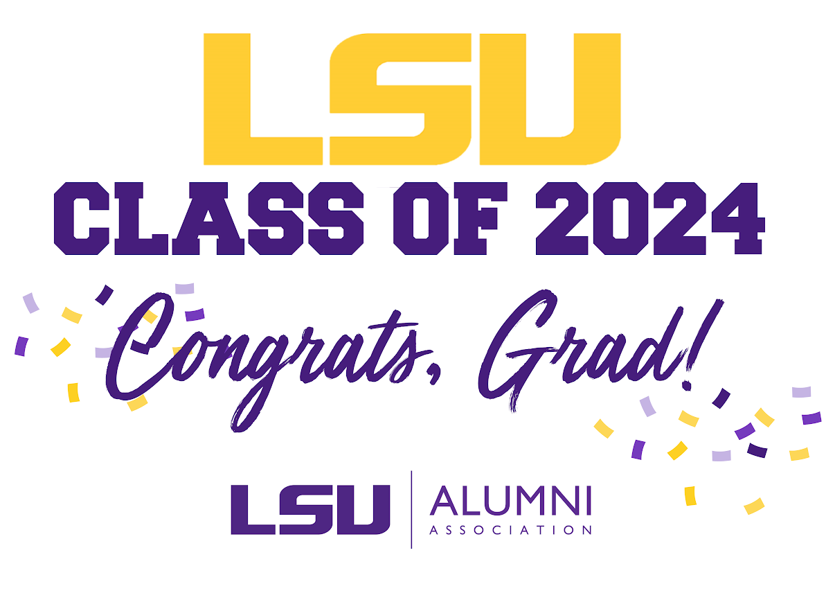 LSU Class of 2024 Congratulatory Yard Sign