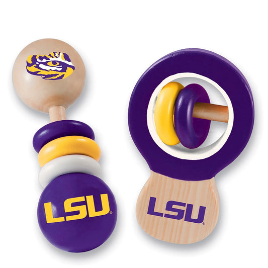 LSU Tigers Baby Rattle 2-Pack