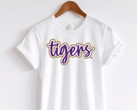 Women's Shirt Tigers Glitter