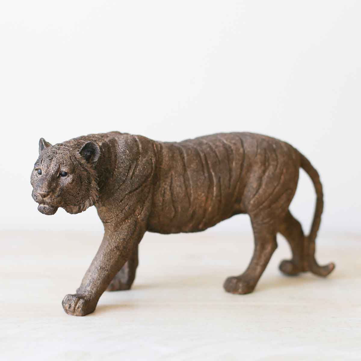 Bengal Tiger Antique 11 z 5.25 2.5 Gold