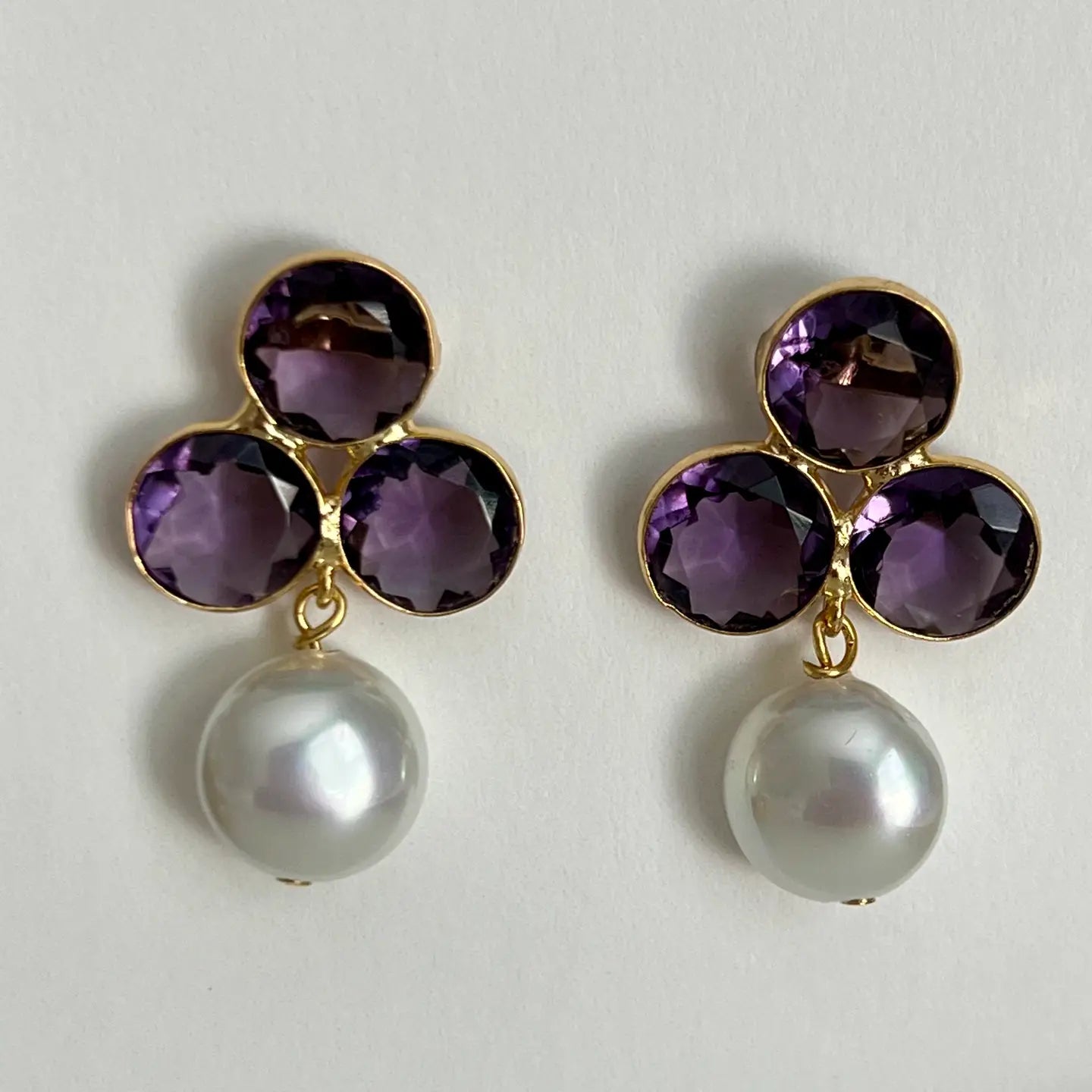 Earrings Tenley Amethyst