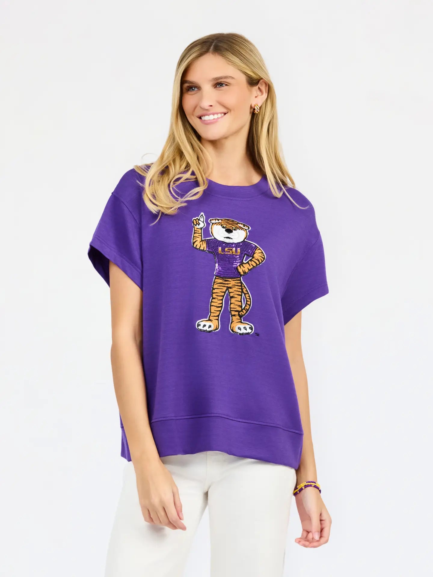 LSU Tigers Women's Emily Top LSU Mascot
