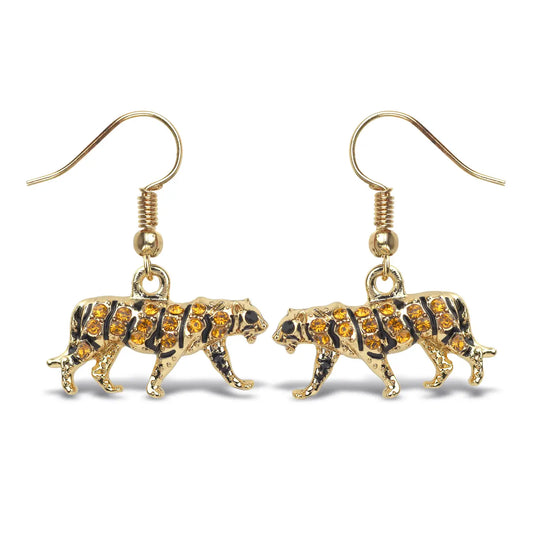 Earrings Gold Sparkling Tiger GC