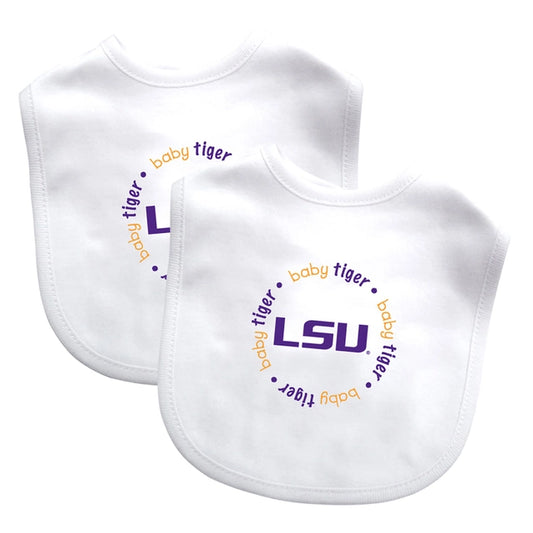 LSU Tigers Baby Bibs 2 Pack