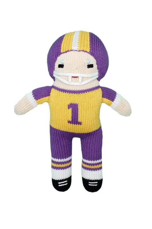 Zubels Knit Doll Football Player
