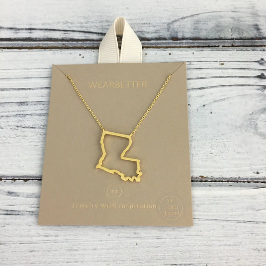 Necklace Louisiana Cut Out Songlily