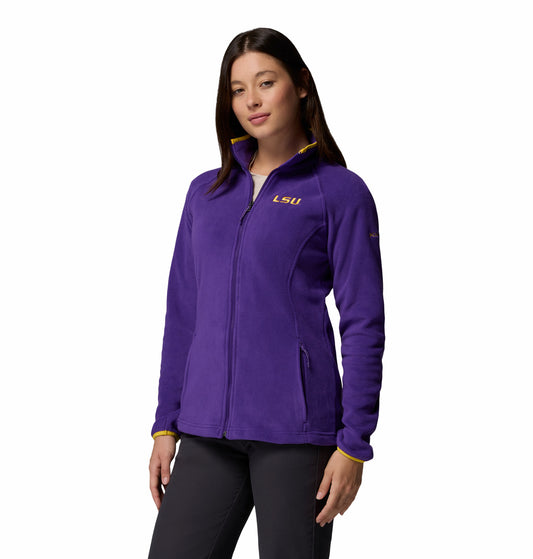 LSU Tigers Women's Columbia Jacket Fleece Give & Go