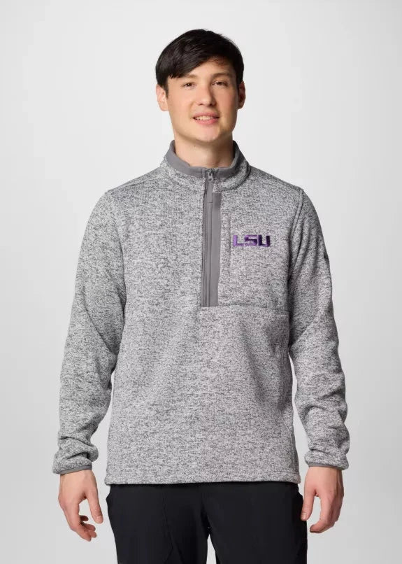 LSU Tigers Men's Columbia Sweater Weather Half Zip