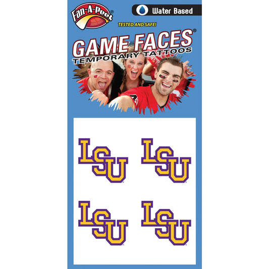 Face Tattoos - LSU