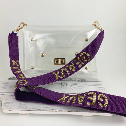 LSU Tigers Geaux Purse with Strap Songlily