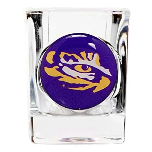 LSU Tigers Square 2-ounce Shot Glass 2-Pack