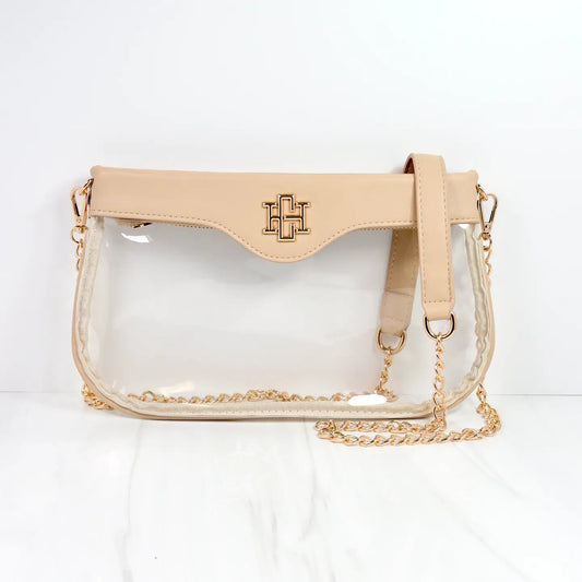 Clear Crossbody Madi Nude