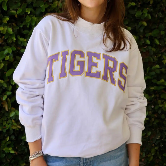 LSU Tigers Sweatshirt Mockneck Varsity Tigers