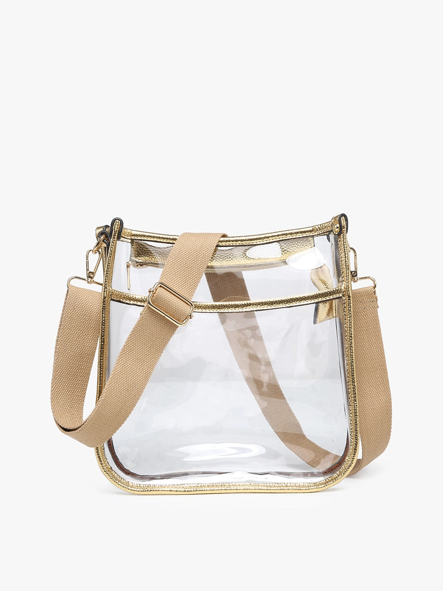 Bag Crossbody Posie  clear with Vegan Leather