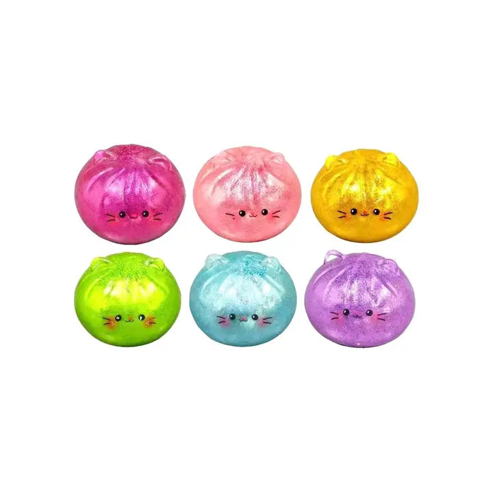 Squishy Dumpling Metallic Steamed Bao Bun Stress Releaf