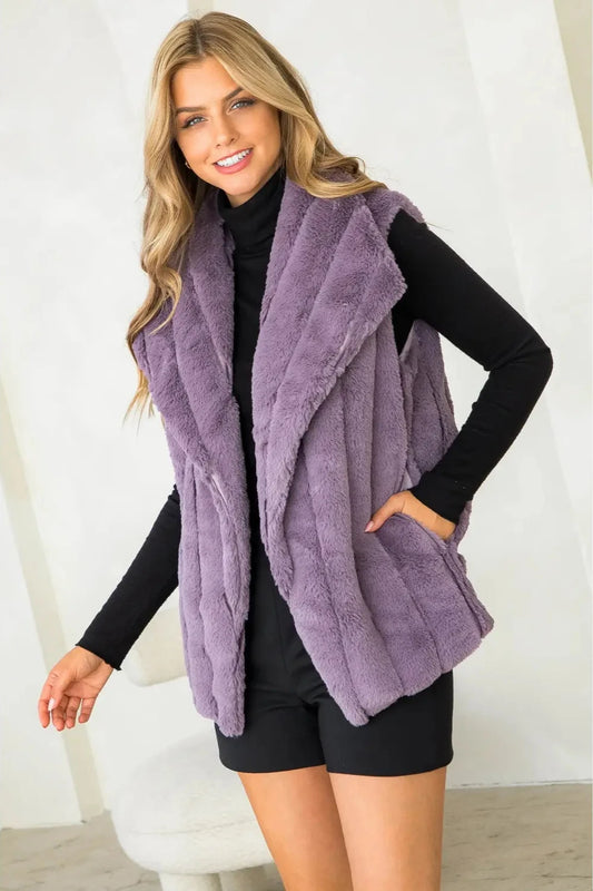 Women's Plush Vest