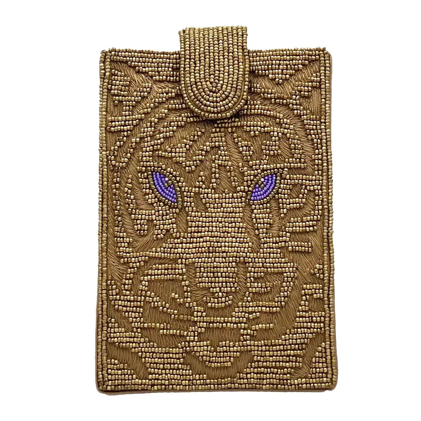 Wallet Tiger Beaded for Phone