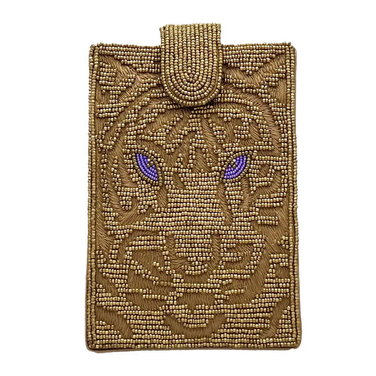 Wallet Tiger Beaded for Phone
