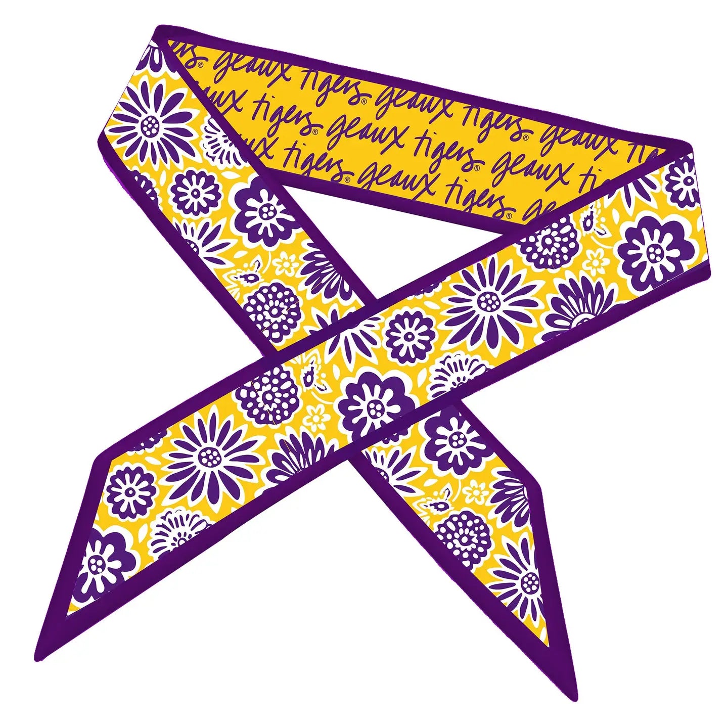 LSU Tigers Scarf Skinny Desden